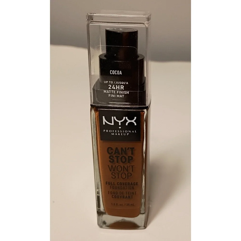 NYX Can't Stop Won't Stop 24H Full Coverage Foundation Cocoa‎